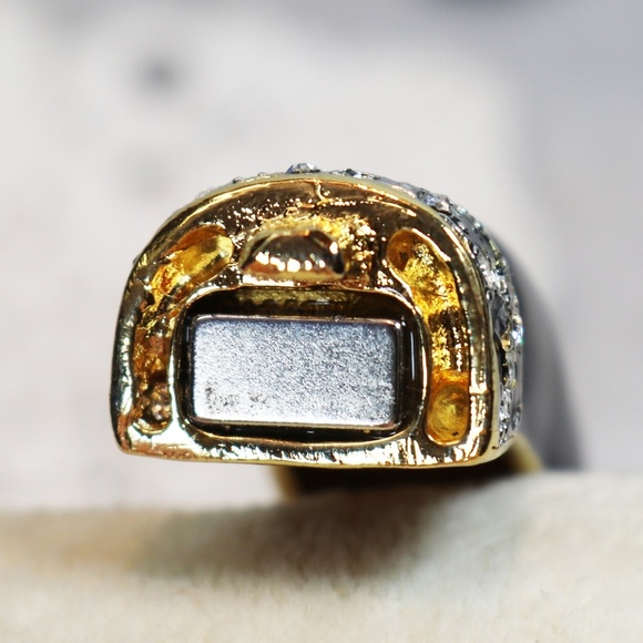 ⚜️ Exquisite Rare Vintage Kenneth Lane Crystal Leopard Bracelet - Picture 7 of 13